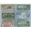 Image 1 : LOT OF 6 VARIOUS CANADA BANK NOTES