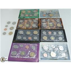 LOT OF 10 CANADA UNCIRCULATED MINT SEALED COIN