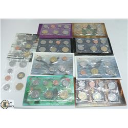 LOT OF 10 CANADA UNCIRCULATED MINT SEALED COIN