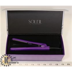 SOLEIL MINI PURPLE FLAT IRON WITH TRAVEL CERAMIC