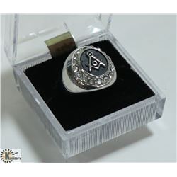 MASONIC SYMBOL RING SIZE 8