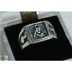 MASONIC SYMBOL RING SIZE 13