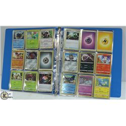 LOT OF 180 VARIOUS POKEMON CARDS IN BINDER, NEW