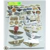 Image 1 : COLLECTION OF AIRPLANE PINS INCLUDING CREW PINS