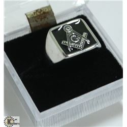 MASONIC SYMBOL RING SIZE 11