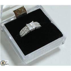 STERLING SILVER CZ RING SIZE 9