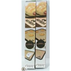 PAIR OF NEW MITEDA NON STICK SILICONE BAKING MATS