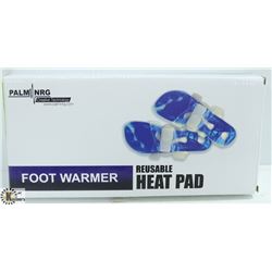 PALM NRG REUSABLE FOOT WARMER HEAT PADS