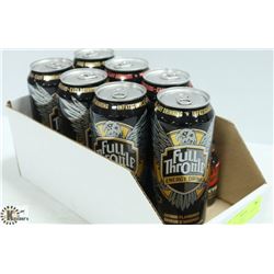 7 CANS FULL THROTTLE ENERGY DRINKS, ORANGE &