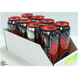 8 ROCKSTAR FRUIT PUNCH ENERGY DRINKS