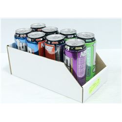 8 CANS OF ASSORTED NOS ENERGY DRINKS