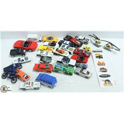 MISC. TOY HOTWHEELS TYPE CARS ETC., USED