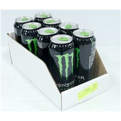 BOX OF 8 MONSTER ENERGY DRINKS