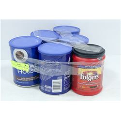 6 CANS COFFEE ASSORTED FLAVORS