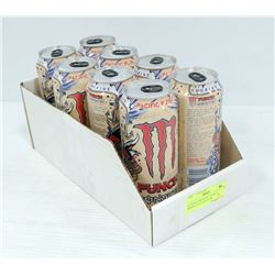8 CANS OF MONSTER ENERGY DRINKS, PUNCH FLAVOR