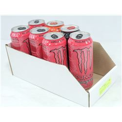 7 MONSTER ENERGY DRINKS, ASSORTED FLAVORS