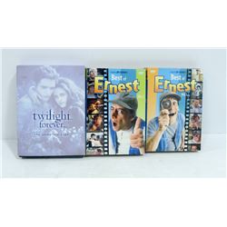 LOT OF 3 DVD COLLECTIONS, INCLUDES TWILIGHT THE
