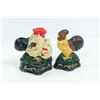 Image 1 : PAIR OF ANTIQUE CAST IRON CHICKENS/ ROOSTERS