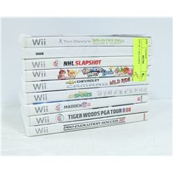 LOT OF 11 WII GAMES
