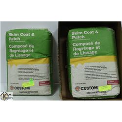 NEW 2 X 25 LB. BAYS OF CUSTOM - SKIM COAT