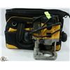 Image 1 : DEWALT DW 621 2HP ROUTER W/ CARRY BAG.