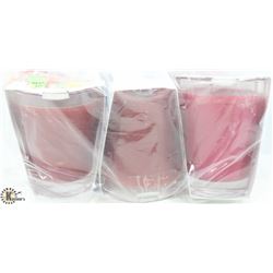 BAG OF 3 ASSORTED GLADE SCENTED CANDLES