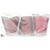 Image 1 : BAG OF 3 ASSORTED GLADE SCENTED CANDLES