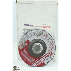 BOX OF SAIT 5 1/4" GRINDER DISCS