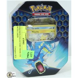 POKEMON COLLECTORS THEME TIN WITH CARDS
