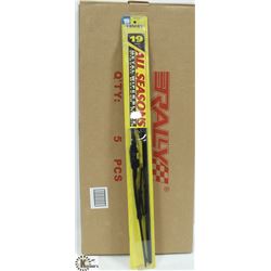 BOX OF 5 NEW 19" WIPER BLADES