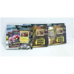 LOT OF 3 POKEMON DETECTIVE PIKACHU CASE FILE