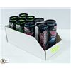 Image 1 : LOT OF 8 ROCKSTAR BLU RAZ & APPLE ENERGY DRINKS