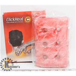 NEW CLICK HEAT LUXURY REUSABLE HOT & COLD PACKS