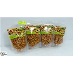 LOT OF 4 BAGS KFI PEANUTS - CHILI LEMON FLAVOR