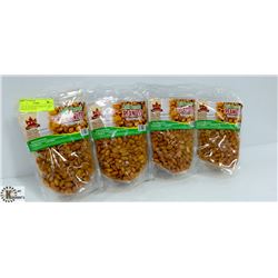 LOT OF 4 BAGS KFI PEANUTS - CHILI MASALA FLAVOR