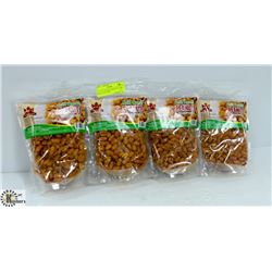 LOT OF 4 BAGS KFI PEANUTS - CHILI MASALA FLAVOR