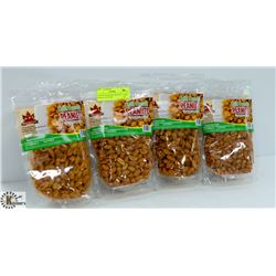 LOT OF 4 BAGS KFI PEANUTS - CHILI MASALA FLAVOR
