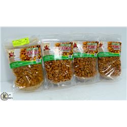 LOT OF 4 BAGS KFI PEANUTS - CHILI MASALA FLAVOR