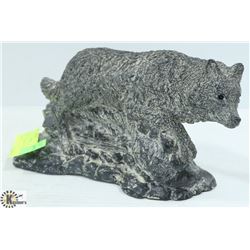 WOLF SCULPTURE- 8" X 4 1/2"- MADE IN CANADA