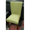 Image 1 : NEW GREEN FABRIC SIDE CHAIR