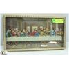Image 1 : 3 DIMENSIONAL FRAMED LAST SUPPER, 15 X 8