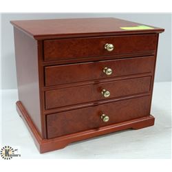 4 DRAWER JEWELLERY BOX