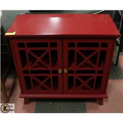 LATICE STYLE 2 DOOR CABINET, 32 X 16 X 30