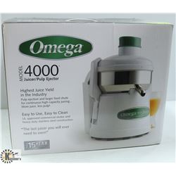 OMEGA MODEL 4000 JUICER / PULP EJECTOR