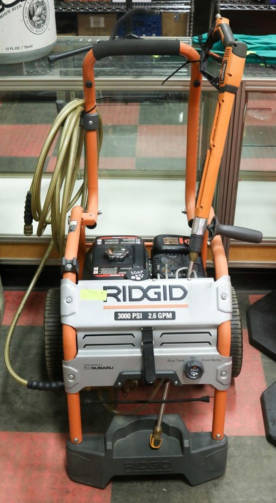 RIDGID GAS POWERED PRESSURE WASHER Kastner Auctions Ridgid gas powered pressure washer kastner auctions