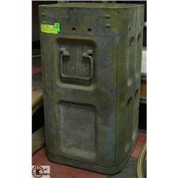 VINTAGE MILITARY TANK AMMO CONTAINER FOR CANNON