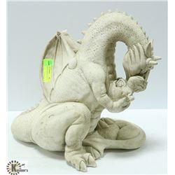 SOLID CONCRETE DRAGON WITH BABY