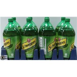 8 BOTTLES OF 2L SCHWEPPES GINGER ALE