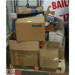 PALLET OF ASSORTED DISPOSABLE PPE