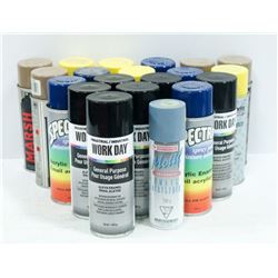 12 CANS WORK DAY GENERAL PURPOSE ALKYD ENAMEL